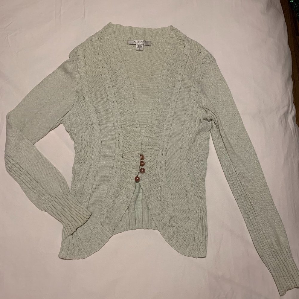 Nougat London Seafoam Cardigan Sweater